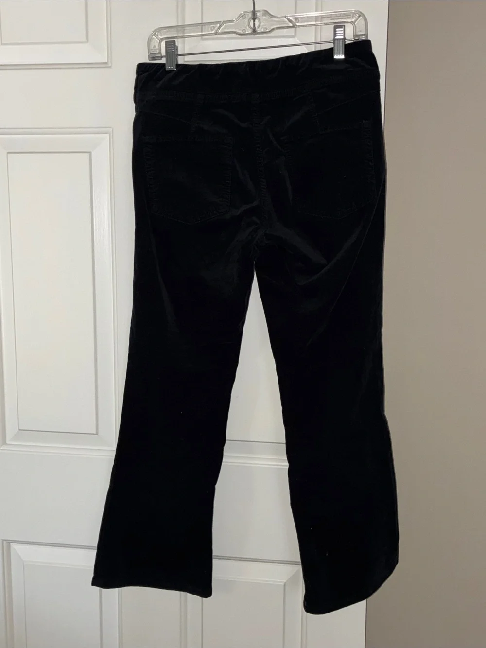Free People In My Feelings Velvet Crop Slim Flare Pants Sz S‎